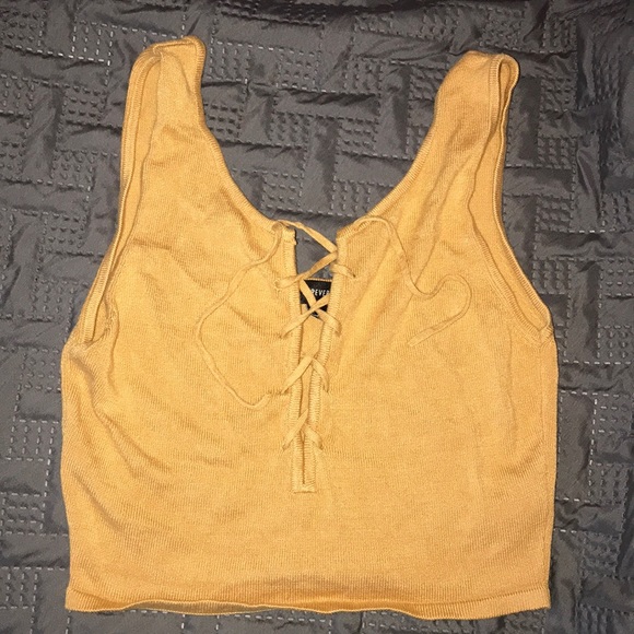 Forever 21 Tops - Mustard Crop Top - Forever 21
